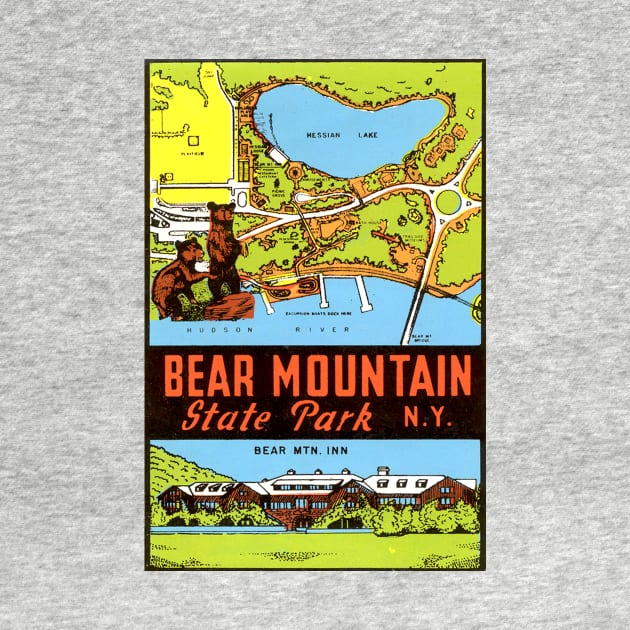 Bear Mountain State Park New York Vintage by Hilda74